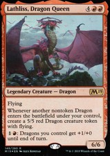 Lathliss, Dragon Queen Foil | NM | M19 | Magic MTG