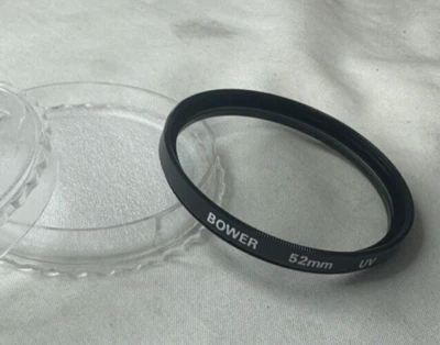 Bower 52mm UV Glass Multi Coated Filter in acrylic case made in Japan - Image 1 of 3