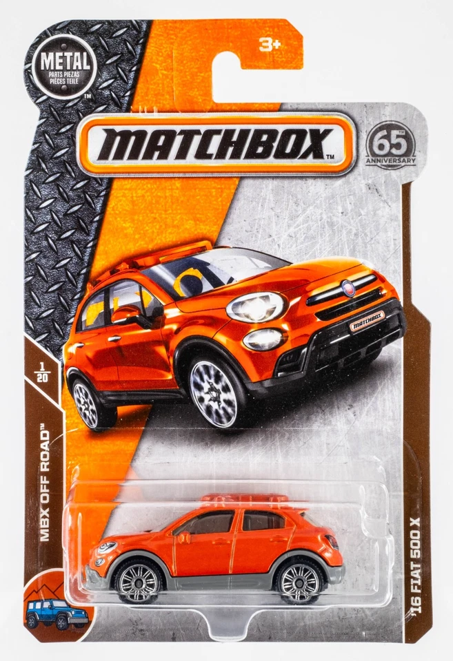 2018 Matchbox #12 '16 Fiat 500X SPITFIRE ORANGE | FSC - Image 1 of 1
