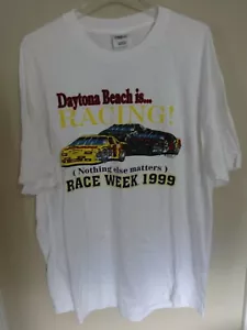 1999 Daytona 500 Race Week Daytona Beach Is Racing! NASCAR T-Shirt Men XL - Picture 1 of 4