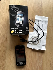 Samsung DUOZ B7722 Pearl Black Dual SIM card Zustand sehr gut - Bild 1 von 10