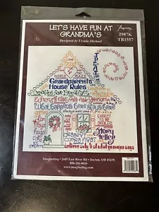 “Let’s Have Fun At Grandma’s” Cross Stitch Pattern By Ursula Michael - Picture 1 of 2