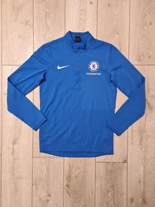 CHELSEA 2018 2019 KIT ALLENAMENTO CALCIO FELPA CALCIO GIACCA CALCIO tgS NIKE - Foto 1 di 9