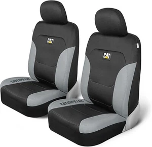 Caterpillar Flexfit Automotive Seat Covers for Cars Trucks and SUVs (Set of 2... - Picture 1 of 8