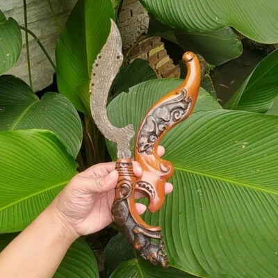 Kujang keris kris нож west java Pencak силат дамасский тигр лев - Изображение 1 из 4