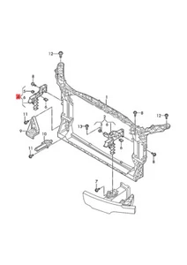 Genuine AUDI A6 Avant S6 quattro Mounting For Main Beam Headl. 4K0805608 - Picture 1 of 1