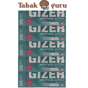 1000 Gizeh Menthol Extra Filterhülsen 5 x 200 Stück - Bild 1 von 1