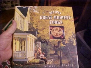 FAVORITE RECIPES from GREAT MIDWEST COOKS, (1992 Midwest Living Magazine - Picture 1 of 4