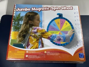 Neu versiegelt JUMBO MAGNETISCHES SPINRAD PÄDAGOGISCH Spaß Lehrwerkzeug Mathe Lesen - Bild 1 von 4