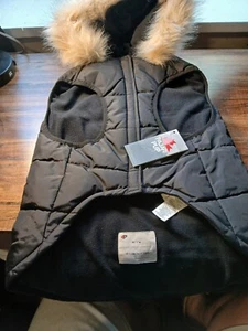 Pajar Pup Canada Barnard XL Black Hooded Winter Dog Coat Jacket - Picture 1 of 9