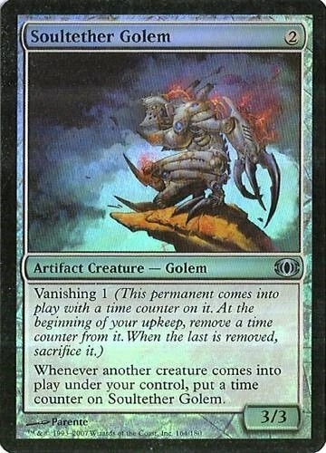 MTG - Future Sight - Soultether Golem - Foil - NM - Image 1 of 1