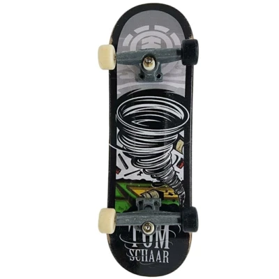 Tech Deck Mini Skateboard Tom Schaar Tornado Miniature Fingerboard 4 in Black - Image 1 of 4
