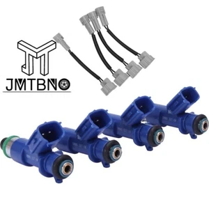 4X 410cc Fuel Injectors w/Plug & Adapters for Honda Acura Integra 16450-RWC-A01 - Bild 1 von 9