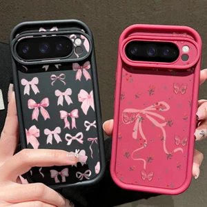Bow For Google Pixel 9 Pro XL 8 7 Pro 8A 7A Shockproof Soft Silicone Case Cover - Picture 1 of 21