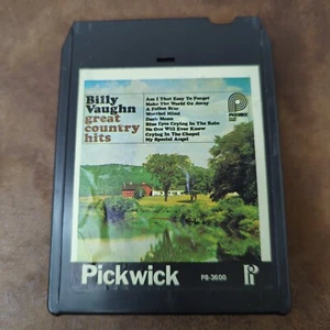 Billy Vaughn And His Orchestra Great Country Hits (8-track 1966 Dot Records) - Picture 1 of 4