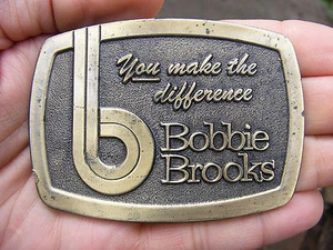 Vtg BOBBIE BROOKS Belt Buckle SHOES Mellencamp SONG Fashion 1970s Lewis RARE VG+ - Picture 1 of 4
