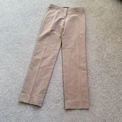/ Pantalones ajustados beige cálido Alessandro Dell'Acqua mezcla de algodón seda talla 38 PEQUEÑOS Foto 1 de 4