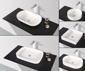 Aufsatz Waschtisch SLIM-DESIGN Mineralguss Waschplatz Waschbecken Waschschale - Bild 1 von 11