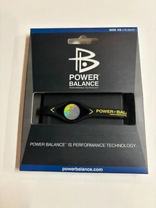 Bracciale Power Balance Performance Technology - Nero/Giallo - XS - NUOVO - Foto 1 di 2