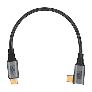 Right Angle USB C Cable 100W 1 feet USB C to USB C Cable Short USB C Short Ca... - Picture 1 of 8