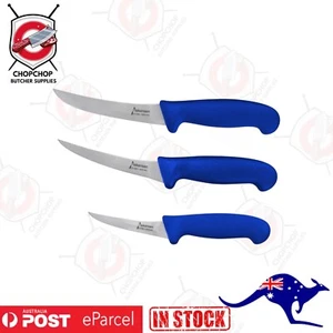 Diekensen 3-Piece Boning Knife Set 5" Narrow 6" Wide Blades Soft Grip Handle - Picture 1 of 2