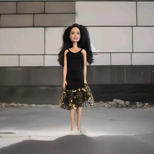 Mattel Barbie Beach Raquelle Doll Redress Restyle Ooak Black Hair 2015 C150 - Picture 1 of 13
