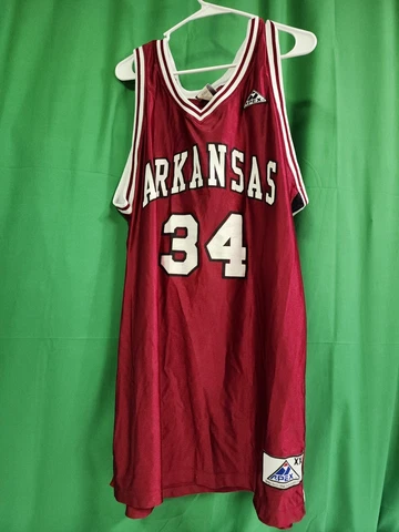 VTG Apex One Ncaa Arkansas Razorbacks Mens Size 2XL Red Jersey #34 Cover