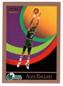 Alex English - Dallas Mavericks (NBA Basketball) 1990-91 SkyBox # 375 MT