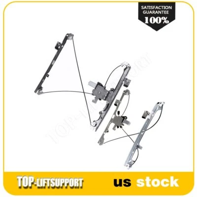 Juego delantero izquierdo derecho para 99-07 Silverado Sierra 1500 con regulador ventana motor Foto 1 de 4