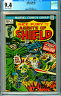 S.H.I.E.L.D. #5 CGC 9.4 WP RARE Nick Fury AGENTS OF SHIELD BronzeAge MARVEL 1973