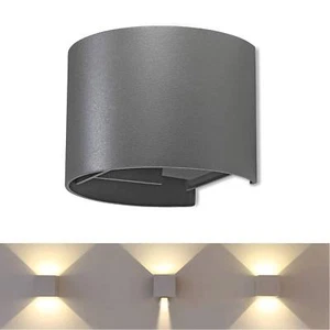 LED Wandleuchte Up & Down Außenleuchte IP54 LED Außen-Wandleuchte Schwarz - COSO - Bild 1 von 4