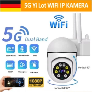 Yi Lot HD 5G WIFI WLAN IP NETZWERK CAMERA Outdoor AUßEN ÜBERWACHUNGSKAMERA CCTV - Bild 1 von 12