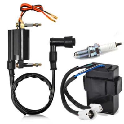 For Kawasaki Bayou 300 KLF300C KLF300B 1998-04 Ignition Coil CDI Spark Plug Kit - Image 1 of 4