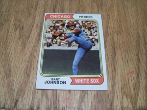 BART JOHNSON 1974 TOPPS BASEBALL CARD # 147 - Foto 1 di 1