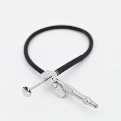 Vintage Shutter Release Cable 10" w/ Lock - 35mm Film SLR TLR Folding Camera - Image 1 of 4