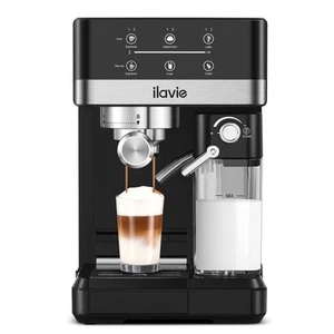 Espresso Machine 20 Bar Cappuccino Latte Coffee Espresso Maker Auto Milk Frother - Picture 1 of 6