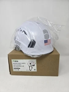Casco de seguridad Green Devil Mervex Vent blanco industrial ANSI Z89.1 nuevo caja abierta - Imagen 1 de 6