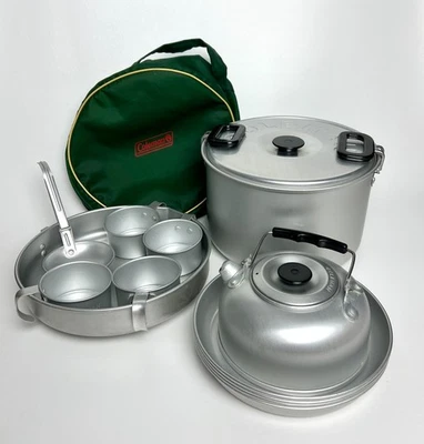 Complete Vintage Coleman Aluminum Camp Set - Free Shipping - Image 1 of 4