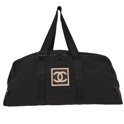 Chanel Black Nylon Sport Line Duffle Gym Handbag 125261 - Image 1 of 4
