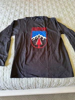 Vintage 1980's Men's Nike Athletics West Long Sleeve Black T Size Large - Image 1 of 4