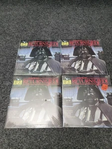 Vintage Star Wars Return of the Jedi Read Along Book Record Lot Vader 33 RPM Sea - Picture 1 of 6