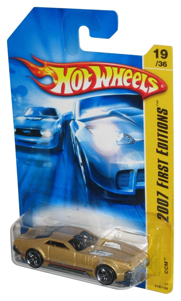 Hot Wheels 2007 First Editions 19/36 Gold CCM Toy Car 019/156 - Image 1 of 1