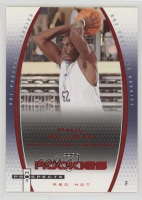2006-07 Fleer Hot Prospects Rookies Red Hot /50 Paul Millsap #108 Rookie RC - Image 1 of 2