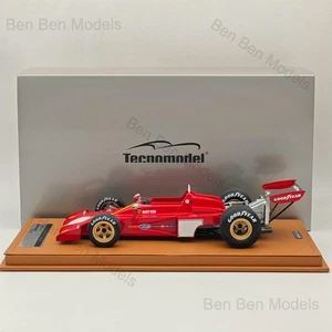 Tecnomodel 1/18 Ferrari F1 312 B3-73 #0 1973 TEST DRIVE Spain GP Red Resin Model - Picture 1 of 13