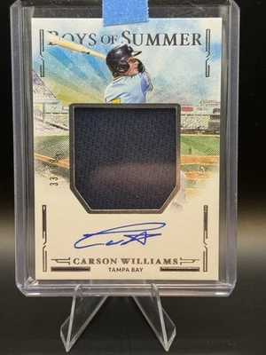 2025 Panini Boys of Summer - Jumbo Prospect Signatures Carson Williams  /99 - Image 1 of 2