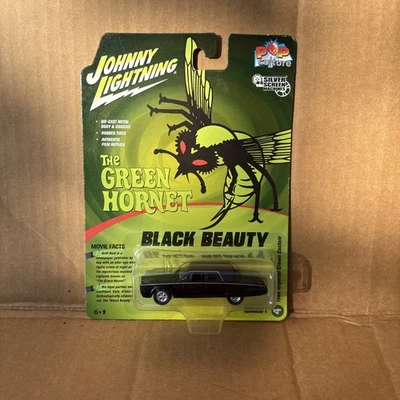 1/64 JOHNNY LIGHTNING POP CULTURE 1966 IMPERIAL CROWN CUSTOM GREEN HORNET BLACK - Image 1 of 4