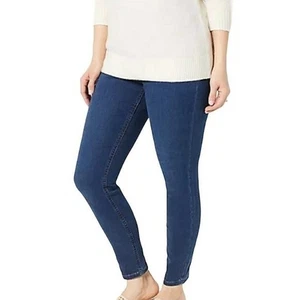 Denim & Co. Cozy Touch Denim Regular Pull On Jeggings 8 (404) - Picture 1 of 6