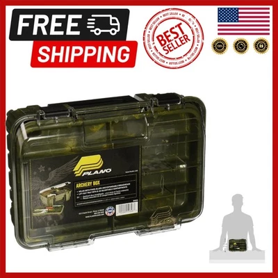 Camo Archery Accessory Box - Lightweight & Durable with Push Lock Closure - Image 1 of 3