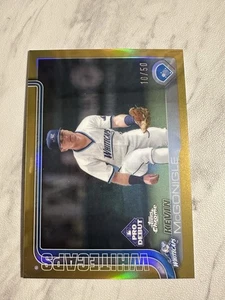 2025 Topps Pro Debut Kevin McGonigle Gold Chrome Refractor /50 - Bild 1 von 2