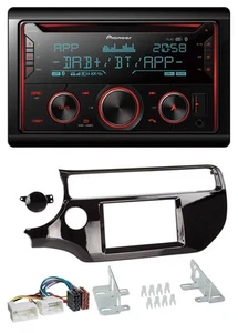 Pioneer 2DIN DAB MP3 Bluetooth USB CD Autoradio für Kia Rio UB ab 15 piano-schwa - Bild 1 von 5